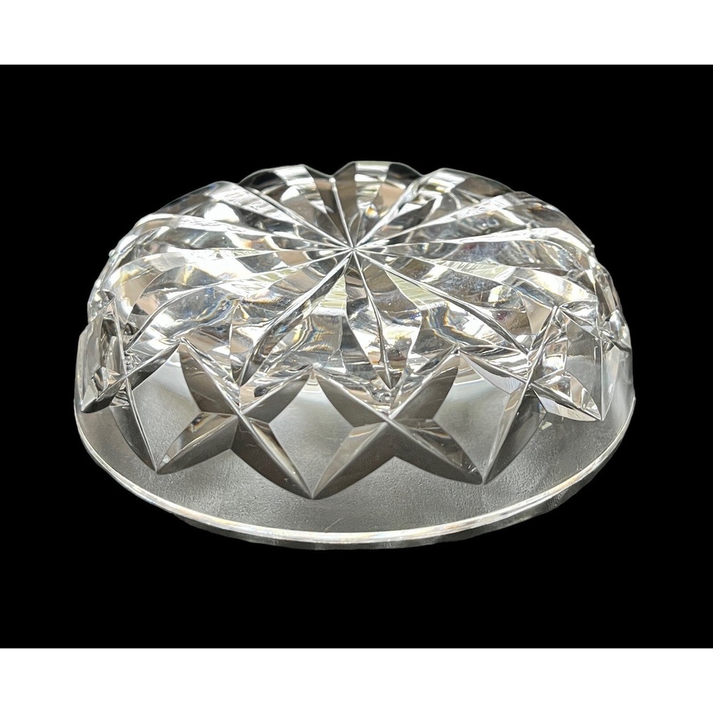 Vintage Waterford Kerry Cut Lead Crystal 3.5" Ashtray / Trinket Dish Signed - Picture 3 of 6